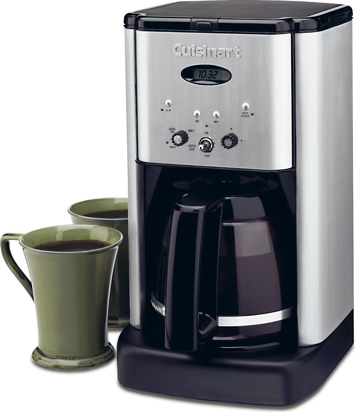 Cuisinart - 12-Cup Brushed Stainless Brew Central Programmable Coffee Maker - DCC-1200C