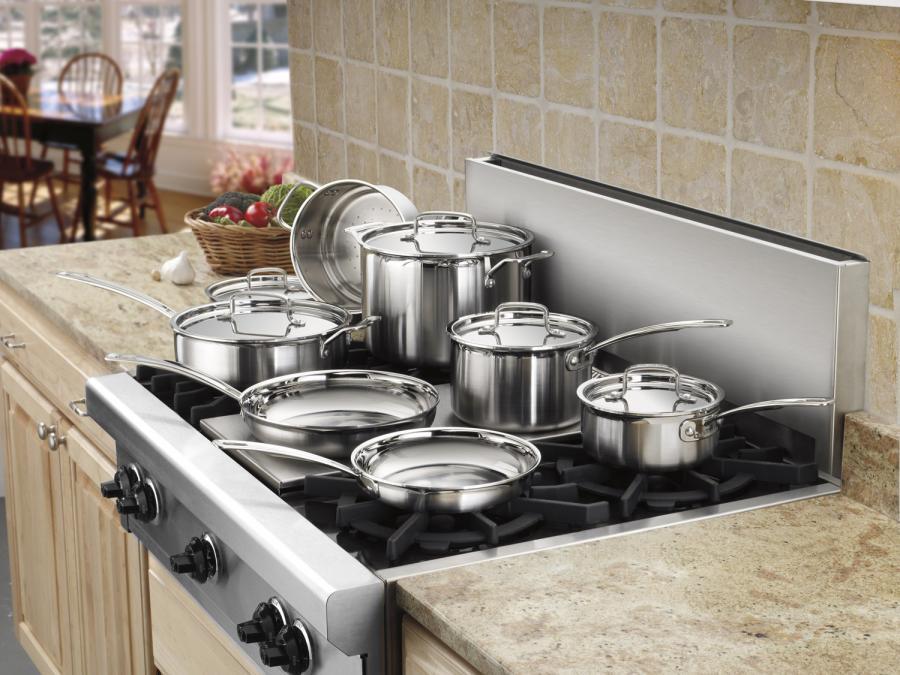 Cuisinart - 12 PC Multiclad Pro Stainless Cookware Set - MCP-12NCC