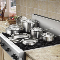 Cuisinart - 12 PC Multiclad Pro Stainless Cookware Set - MCP-12NCC - ETA Feb - Pre-Order Now