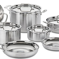Cuisinart - 12 PC Multiclad Pro Stainless Cookware Set - MCP-12NCC - ETA Feb - Pre-Order Now