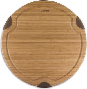 Cuisinart - 14" x 14" Non-Slip Round Bamboo Cutting Board - CBB-14RBC