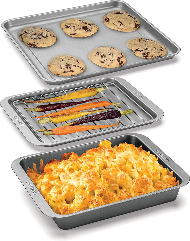 Cuisinart - 3 PC Non-Stick Toaster Oven Bakeware Set - AMB-TOB3PKC