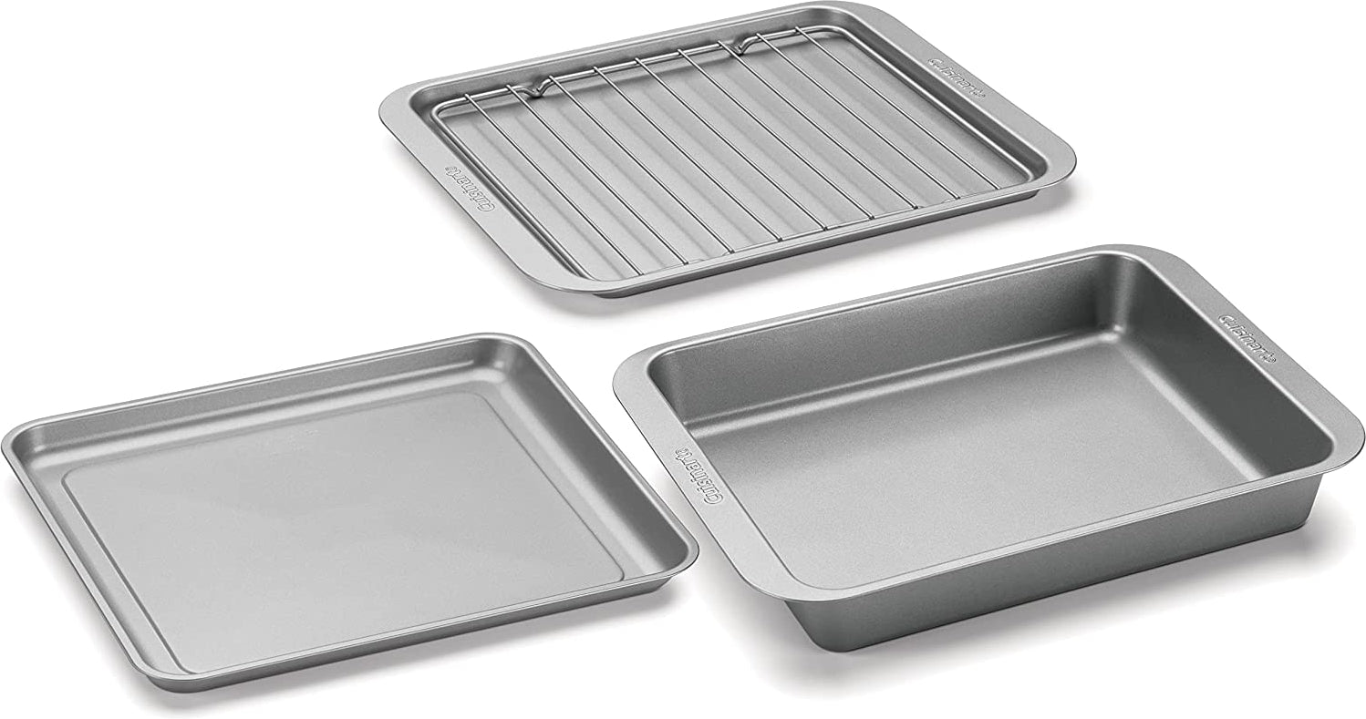 Cuisinart - 3 PC Non-Stick Toaster Oven Bakeware Set - AMB-TOB3PKC