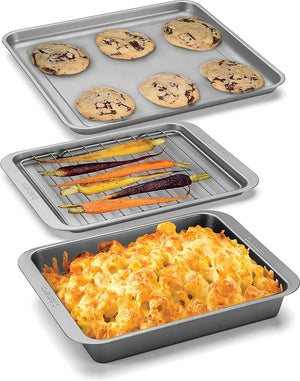 Cuisinart - 3 PC Non-Stick Toaster Oven Bakeware Set - AMB-TOB3PKC