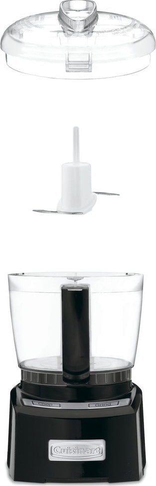 Cuisinart - 4-Cup (1 L) Black Chopper/Grinder - CH-4BKC