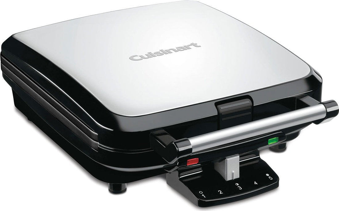 Cuisinart - 4-Slice Belgian Waffle Maker - WAF-150EC
