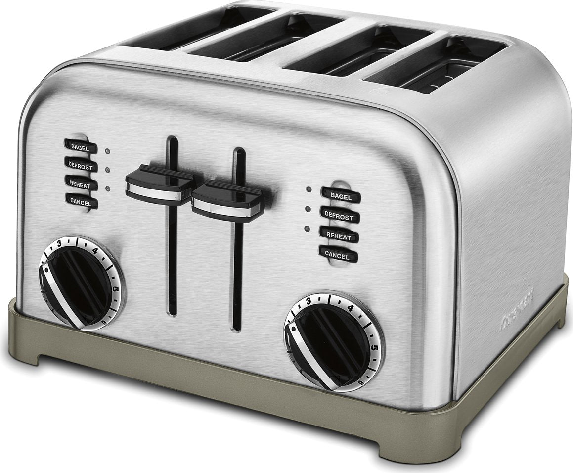 Cuisinart 4Slice Metal Classic Toaster CPT180C ChefSupplies.ca