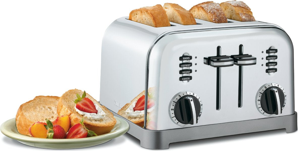 Cuisinart 4Slice Metal Classic Toaster CPT180C ChefSupplies.ca