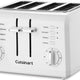 Cuisinart - 4-Slice White Compact Toaster - CPT-142C