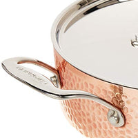 Cuisinart - 8 PC Hand Hammered 5-Ply Copper Cookware Set - HCFP-8C