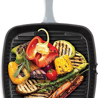 Cuisinart - 9.25" Square Grill Pan Misty Grey - CI30-23HMGYC - DISCONTINUED