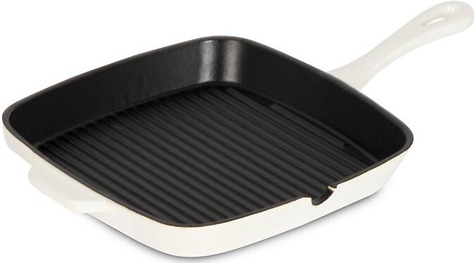 Cuisinart - 9.25" Square Grill Pan Pearl White - CI30-23HPWHC