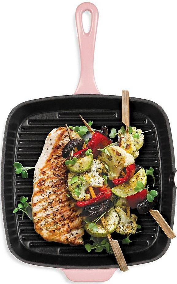 Cuisinart - 9.25" Square Grill Pan Rosy Pink - CI30-23HRPKC