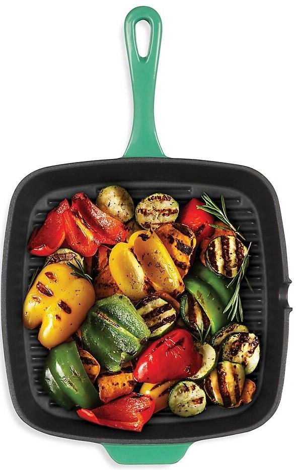 Cuisinart - 9.25" Square Grill Pan Sea Green - CI30-23HSGNC