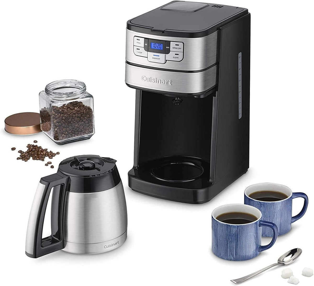Cuisinart - Automatic Grind & Brew 10-Cup Coffeemaker - DGB-450C