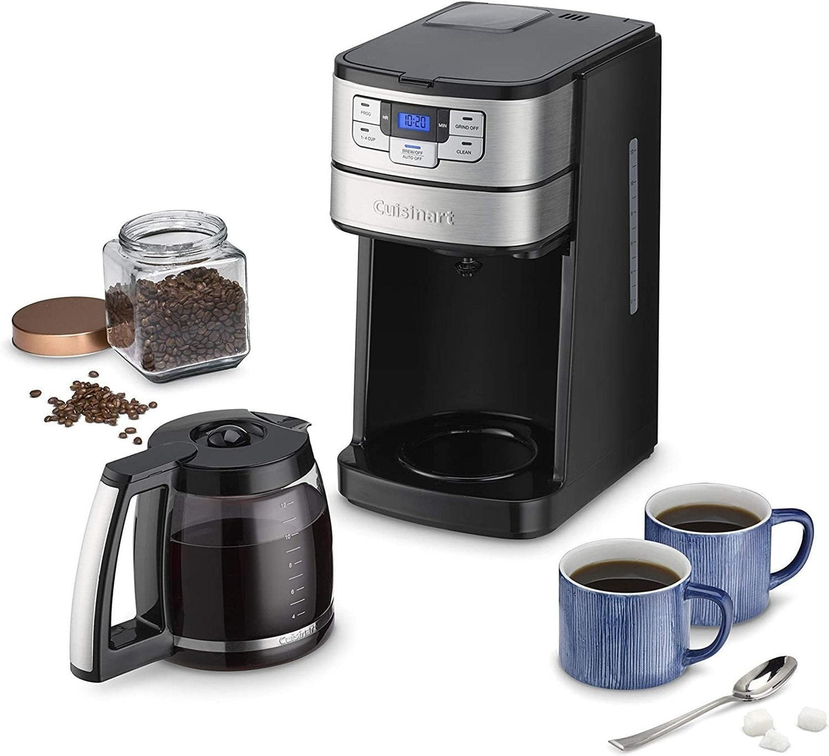 Cuisinart - Automatic Grind & Brew 12-Cup Coffeemaker - DGB-400C