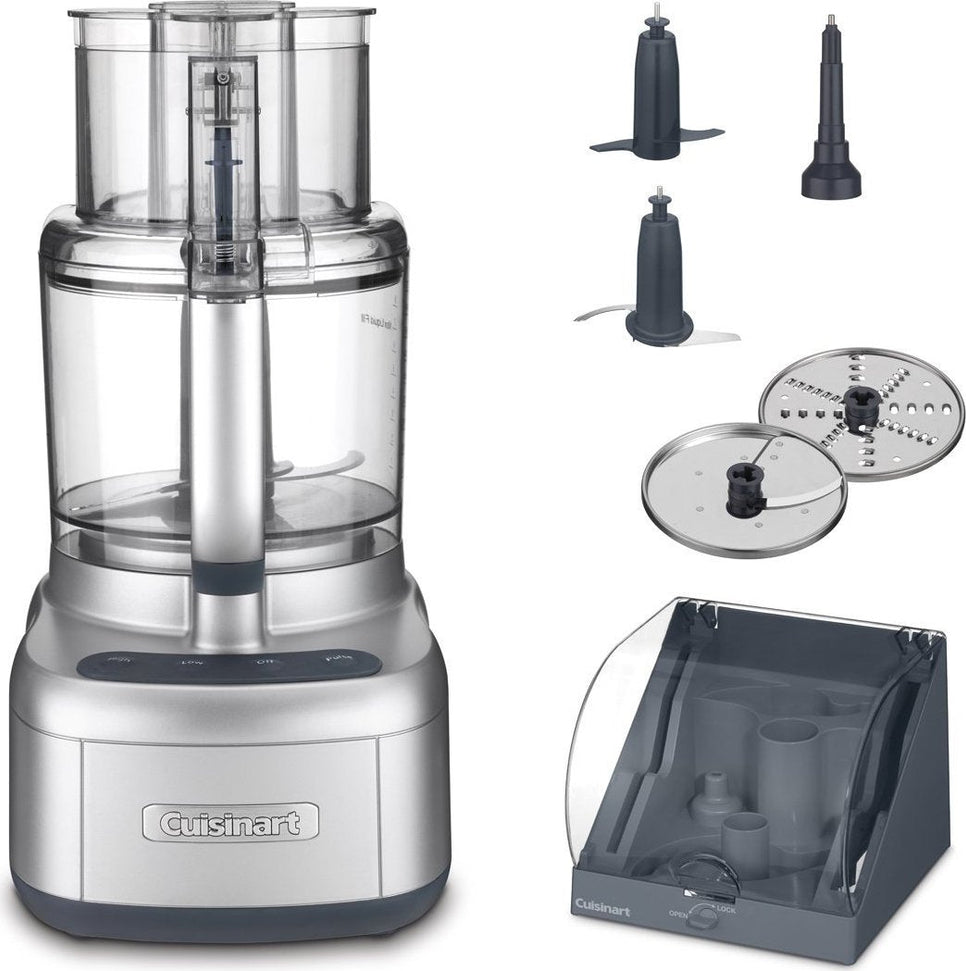 Cuisinart - Elemental 11-Cup (2.6 L) Food Processor with Accessory Storage Case - FP-11SSVEC