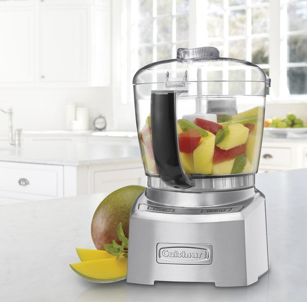 Cuisinart - Elite Collection 4-Cup (1 L) Brushed Stainless Chopper/Grinder - CH-4DCC