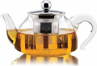 Cuisinox - 1.2L Glass Teapot with Stainless Steel Infuser - TEA-215