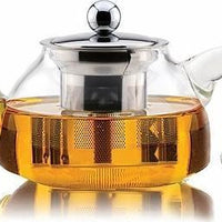 Cuisinox - 1.2L Glass Teapot with Stainless Steel Infuser - TEA-215