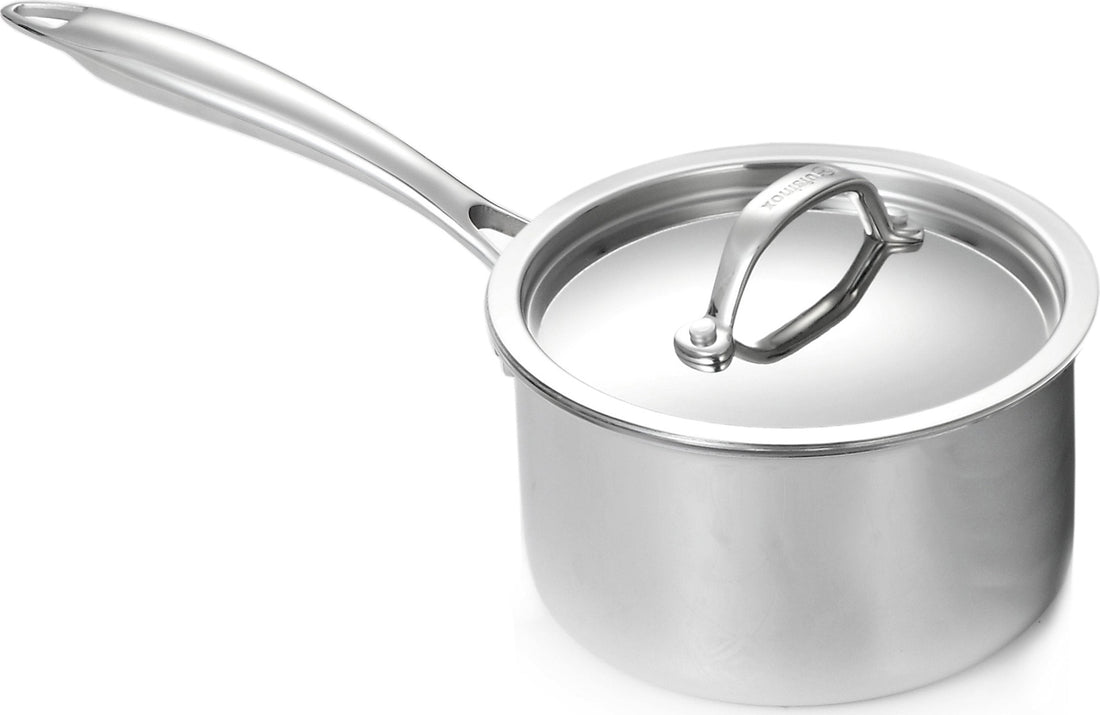 Cuisinox - 1.9 L Super Elite Covered Saucepan (2 QT) - POT-416