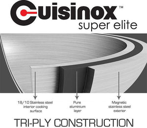 Cuisinox - 2.8 L Super Elite Covered Saucepan (3 QT) - POT-418