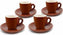 Cuisinox - 2oz Espresso Cup Brown Porcelain, Pack of 4 (60ml) - CUP466BR