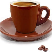Cuisinox - 2oz Espresso Cup Brown Porcelain, Pack of 6 (60ml) - CUP66BR