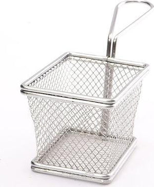 Cuisinox - 4" x 4" Personal French Fry Serving Basket (10 x 10cm) - FRYBSK