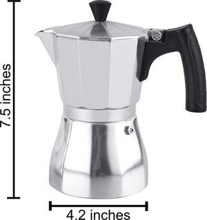 Cuisinox - 6 Cup Latte Espresso Coffee Maker - COFLT6