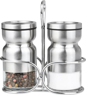 Cuisinox - 6" Salt And Pepper / Spice Shaker Set With Caddy (15cm) - SNP-SGST