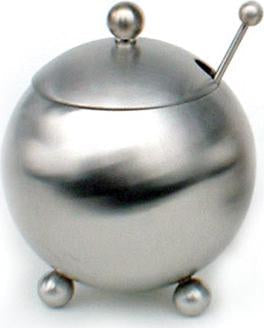 Cuisinox - Footed Satin Sugar Bowl With Spoon - SUG-186