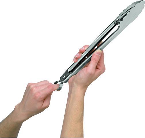 Cuisipro - 16" Stainless Steel Locking Tongs (40.6 cm) - 57579