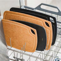 Cuisipro - Fibre Wood Cutting Board with Handle Slate - 791502