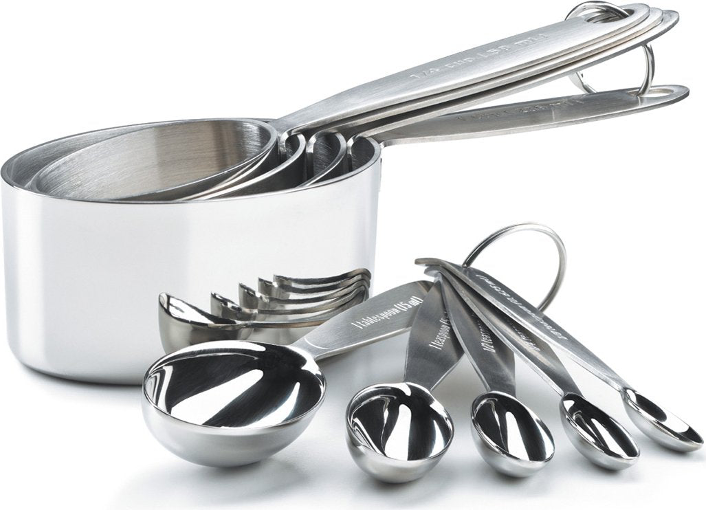 Cuisipro - Stainless Steel Measuring Cups & Spoon Set - 747143