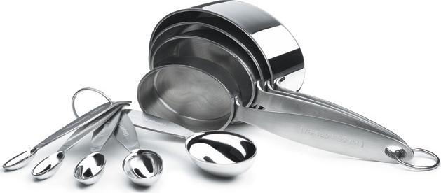Cuisipro - Stainless Steel Measuring Cups & Spoon Set - 747143