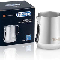 DeLonghi - 12 Oz Stainless Steel Milk Frothing Pitcher - DLSC060