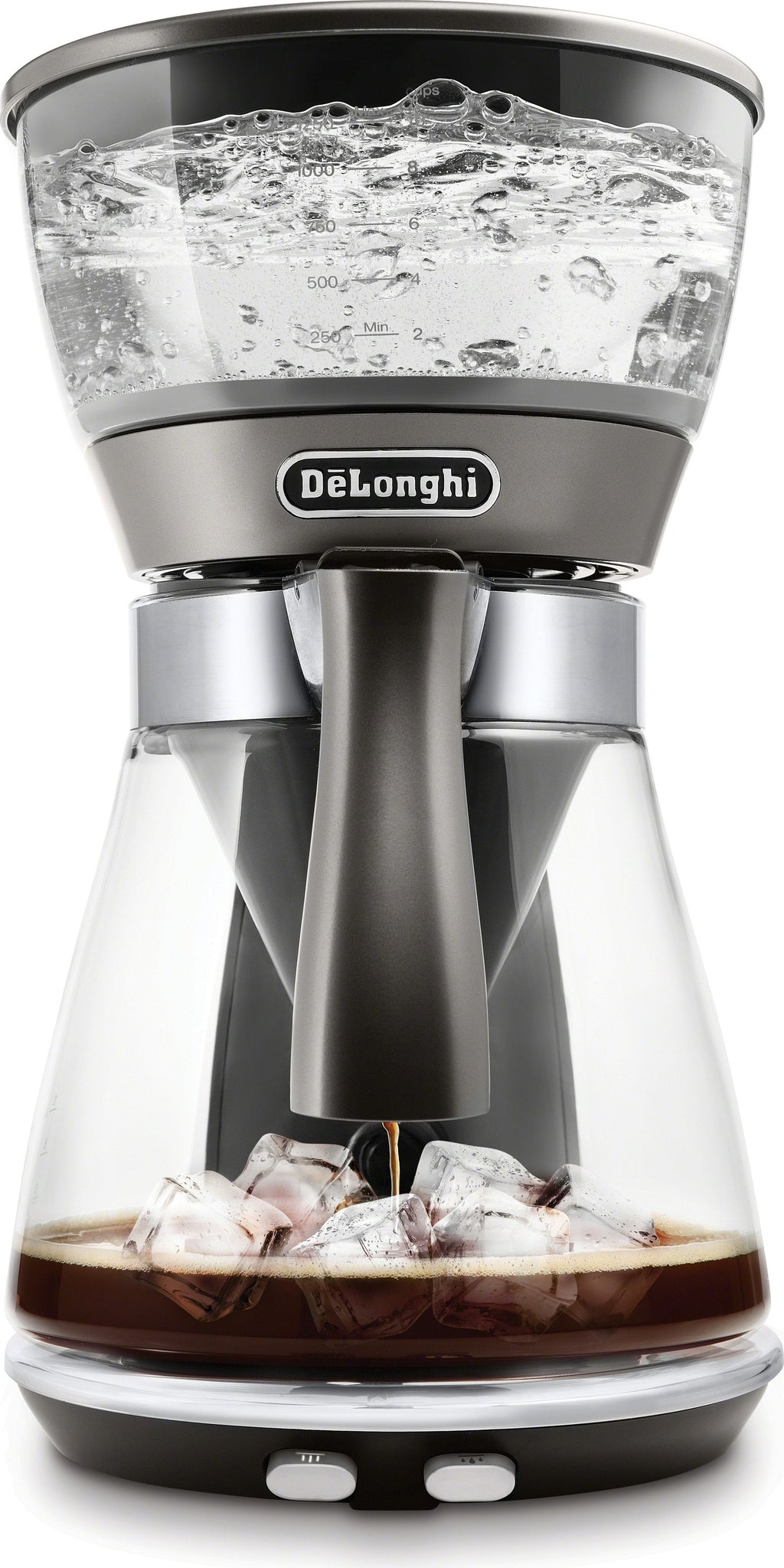 DeLonghi - 3-in-1 Specialty Brewer with certified SCA Golden Cup drip coffee, Over Ice and Pour Over brewing methods, in glass - ICM17270