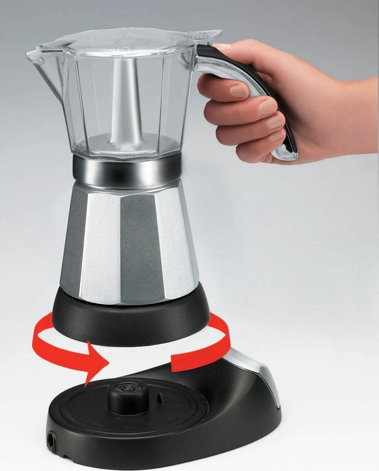 DeLonghi - Alicia Electric Moka Pot Coffee Maker - EMK-6 - DISCONTINUED