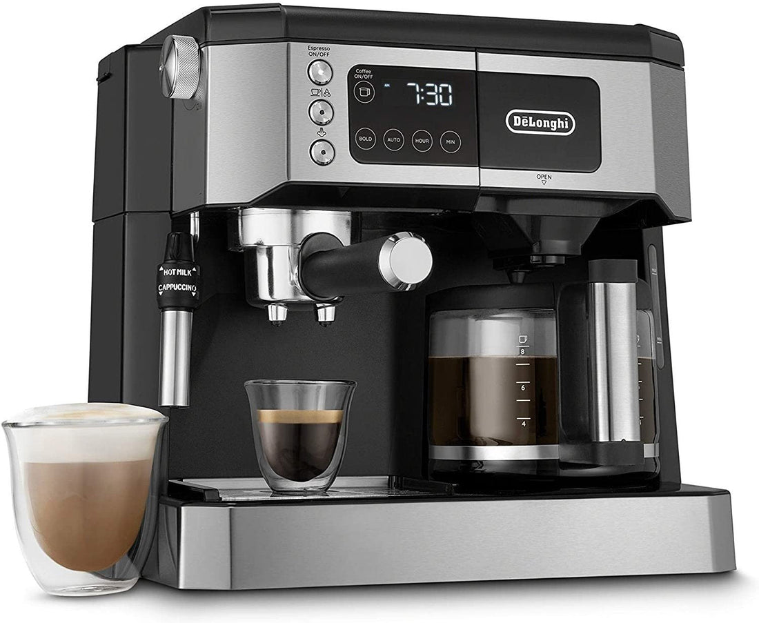 DeLonghi - All-In-One Coffee Espresso Cappuccino Latte Machine with Frother - COM532