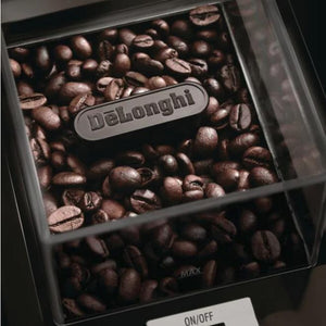 DeLonghi - Conical Burr Coffee Grinder Stainless Steel - KG89