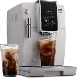 DeLonghi - De’Longhi Dinamica TrueBrew Over Ice Fully Automatic Coffee and Espresso Machine Silver - ECAM35025SB