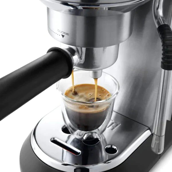 DeLonghi - Dedica Arte Pump Espresso Machine Stainless Steel - EC885M