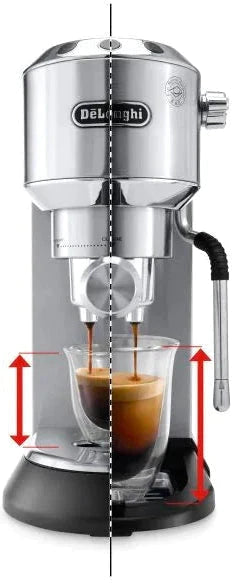 DeLonghi - Dedica Arte Pump Espresso Machine Stainless Steel - EC885M