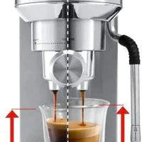 DeLonghi - Dedica Arte Pump Espresso Machine Stainless Steel - EC885M