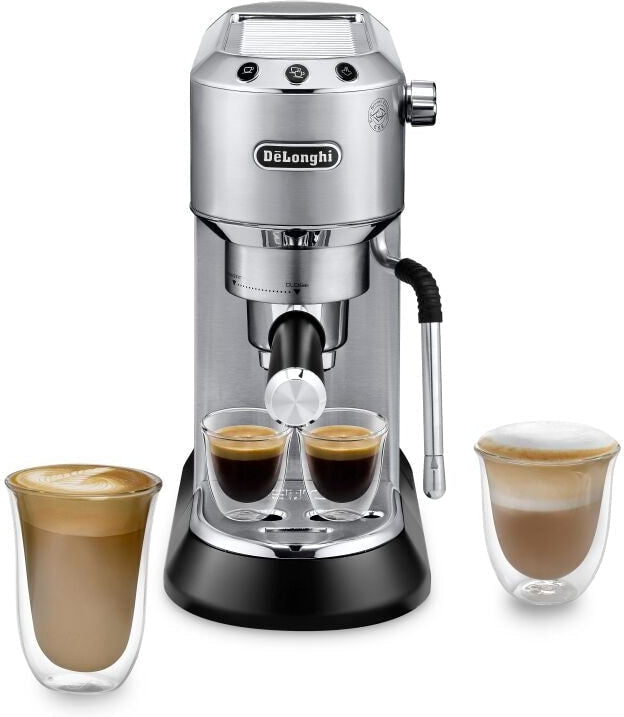 DeLonghi - Dedica Arte Pump Espresso Machine Stainless Steel - EC885M