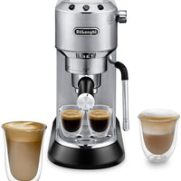 DeLonghi - Dedica Arte Pump Espresso Machine Stainless Steel - EC885M