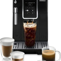 DeLonghi - Dinamica TrueBrew Over Ice Fully Automatic Coffee and Espresso Machine Black - ECAM35020B