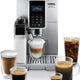 DeLonghi - Dinamica TrueBrew Over Ice Fully Automatic Coffee and Espresso Machine, with Premium Adjustable Frother - ECAM35075SI