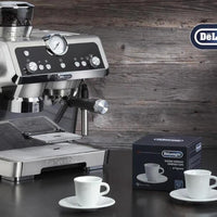 DeLonghi - Italian Espresso Demitasse Cups & Saucers - DLSC308